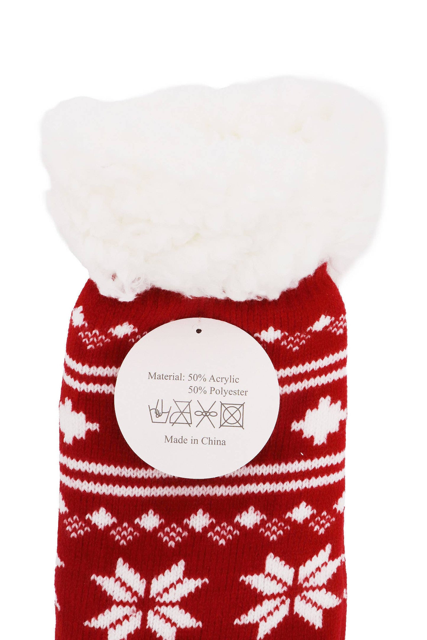 Christmas Thick Fleece Non-slip Lounge Socks: ASSORTED / ONE SIZE