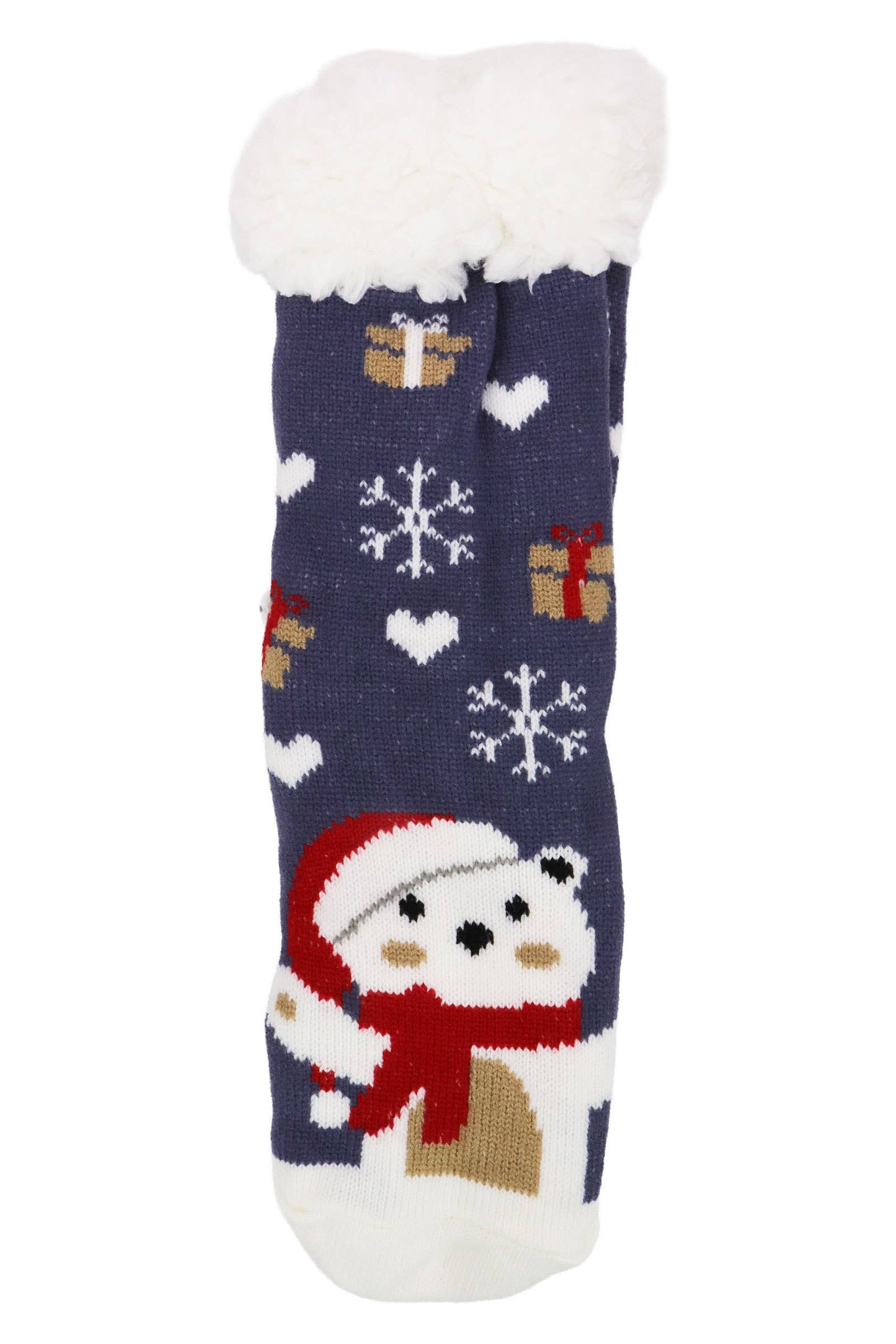 Christmas Thick Fleece Non-slip Lounge Socks: ASSORTED / ONE SIZE