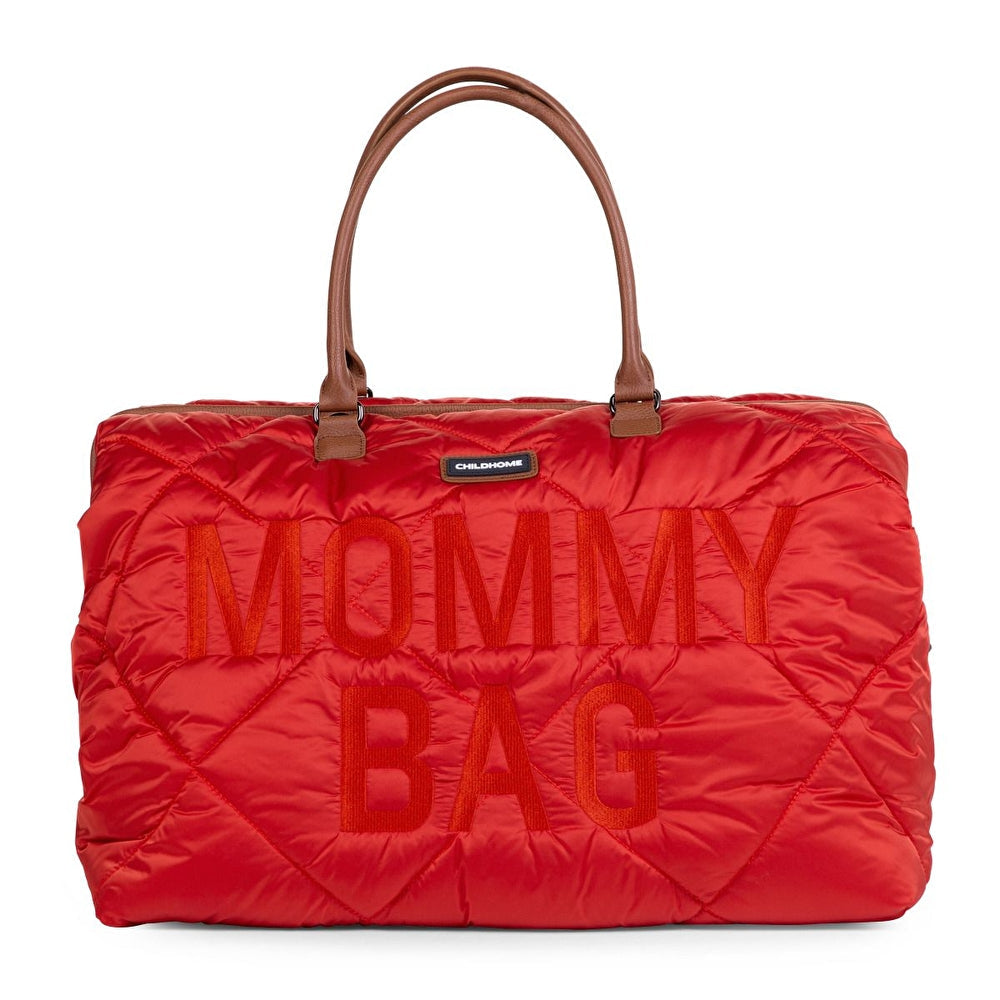 Cloud Comfort Puffer Mommy Bag - Red