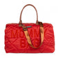 Cloud Comfort Puffer Mommy Bag - Red