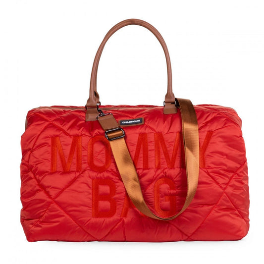 Cloud Comfort Puffer Mommy Bag - Red