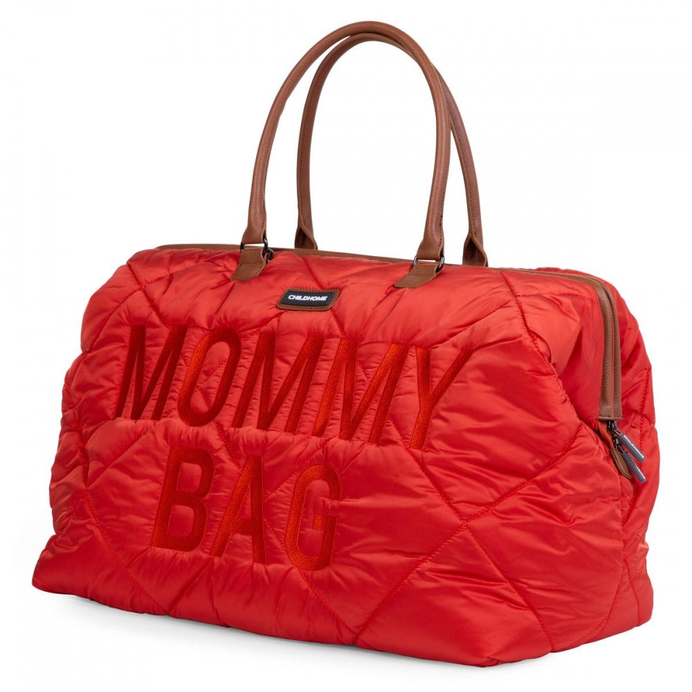 Cloud Comfort Puffer Mommy Bag - Red