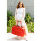 Cloud Comfort Puffer Mommy Bag - Red