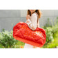 Cloud Comfort Puffer Mommy Bag - Red