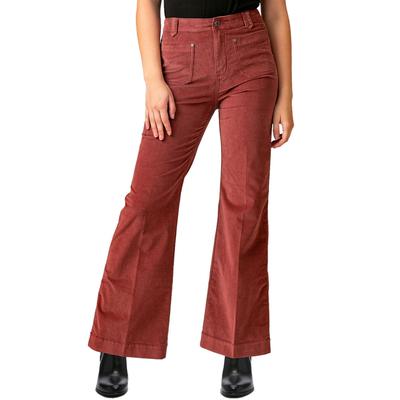 Marrakech Women S Fargo Stretch Corduroy High Rise Flare Pants