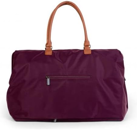 Effortlessly Stylish Aubergine Mommy Bag
