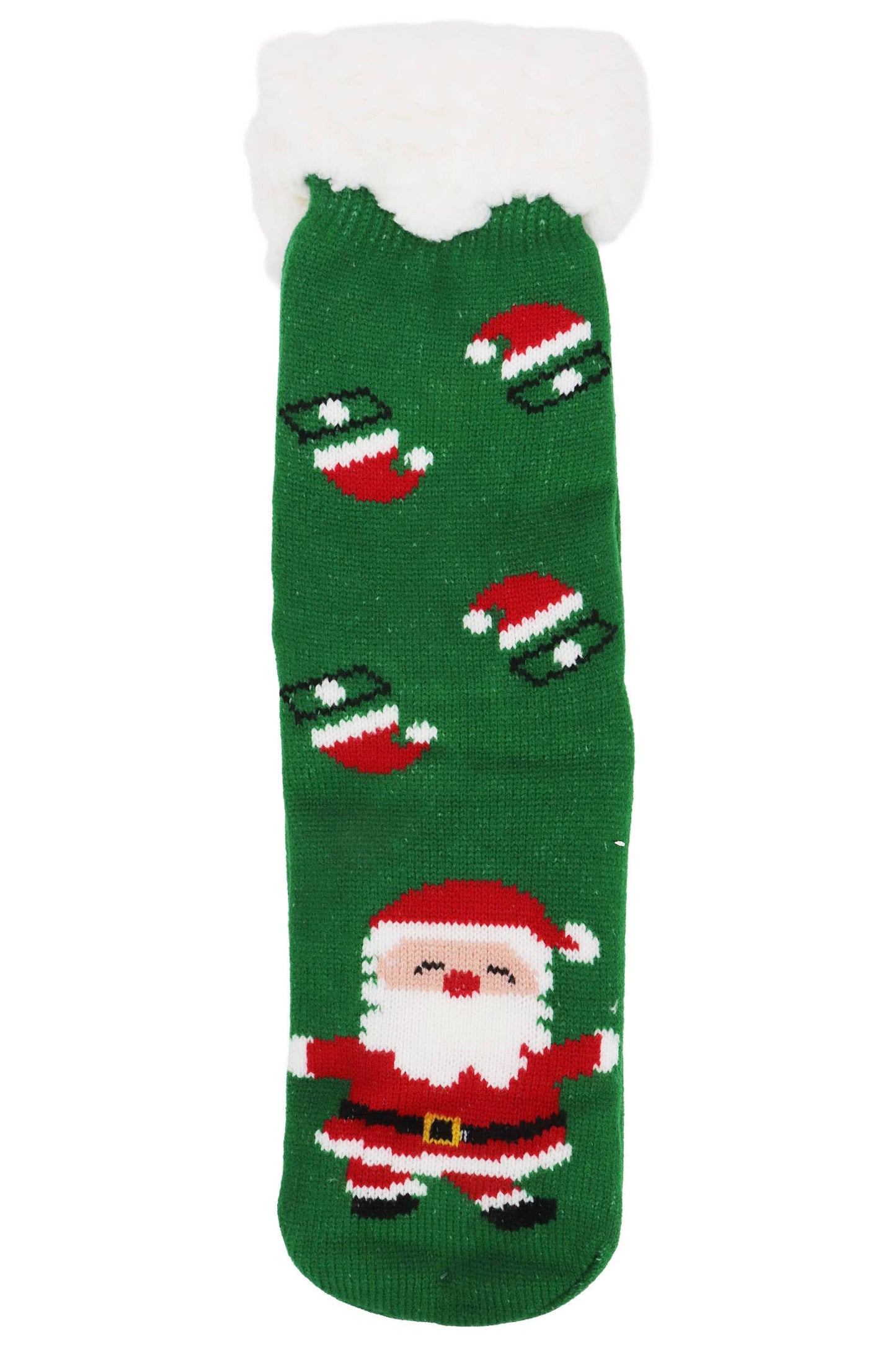 Christmas Thick Fleece Non-slip Lounge Socks: ASSORTED / ONE SIZE
