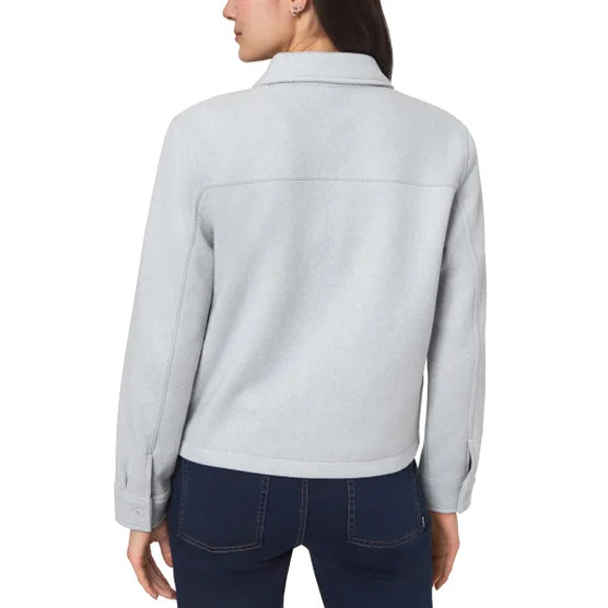 WOMENS MONDETTA KNIT CROPPED JACKET GREY
