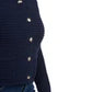 Hilary Radley Button Front Cardigan Navy Blue