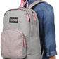 Trans by JanSport Overt 17.5" Laser Lace Backpack - Gray/Pink