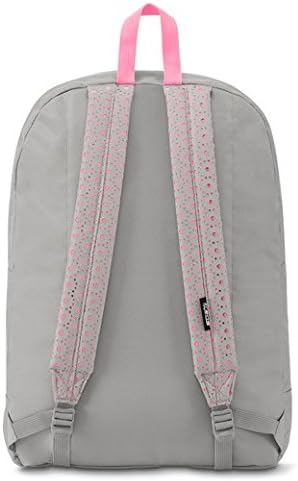 Trans by JanSport Overt 17.5" Laser Lace Backpack - Gray/Pink