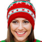 Adults Christmas Led Light-up Cuffed Beanie: ASSORTED / ONE SIZE