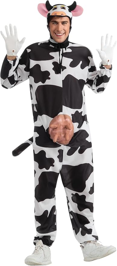 Comical Cow Costume by Rubie's (Adult One Size)