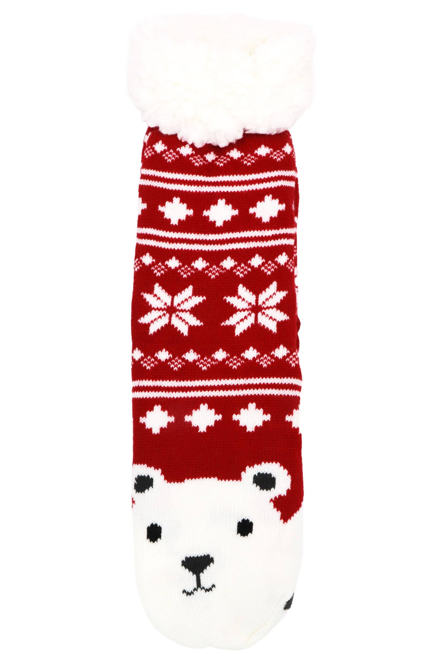 Christmas Thick Fleece Non-slip Lounge Socks: ASSORTED / ONE SIZE