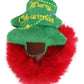 Christmas Charm Fuzzy Faux Fur Scrunchies: ASSORTED / ONE SIZE