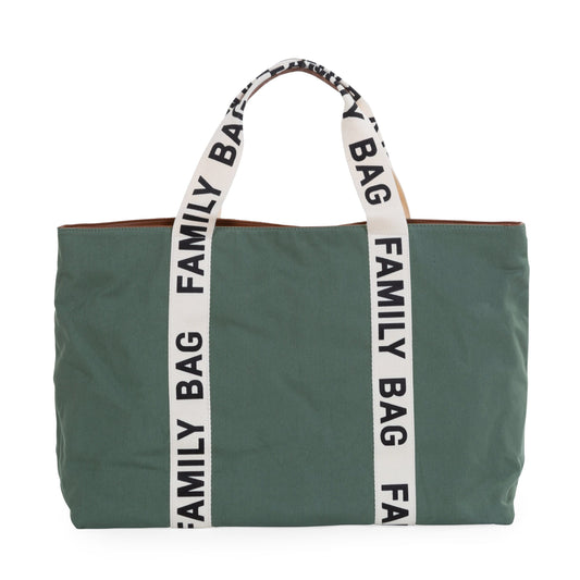 Signature Family Bag Green - Canvas Material