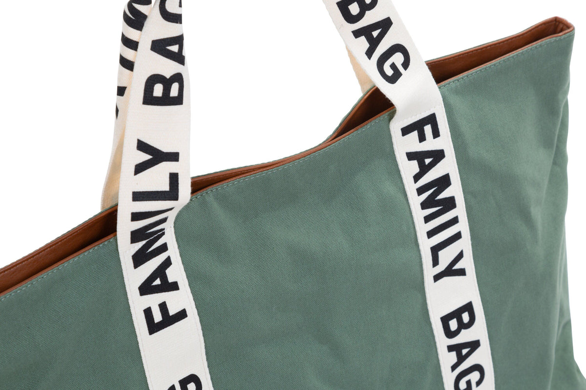 Signature Family Bag Green - Canvas Material