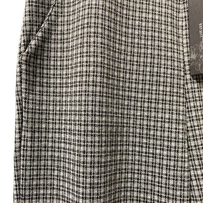 Women's Black & Grey Micro Check Pants