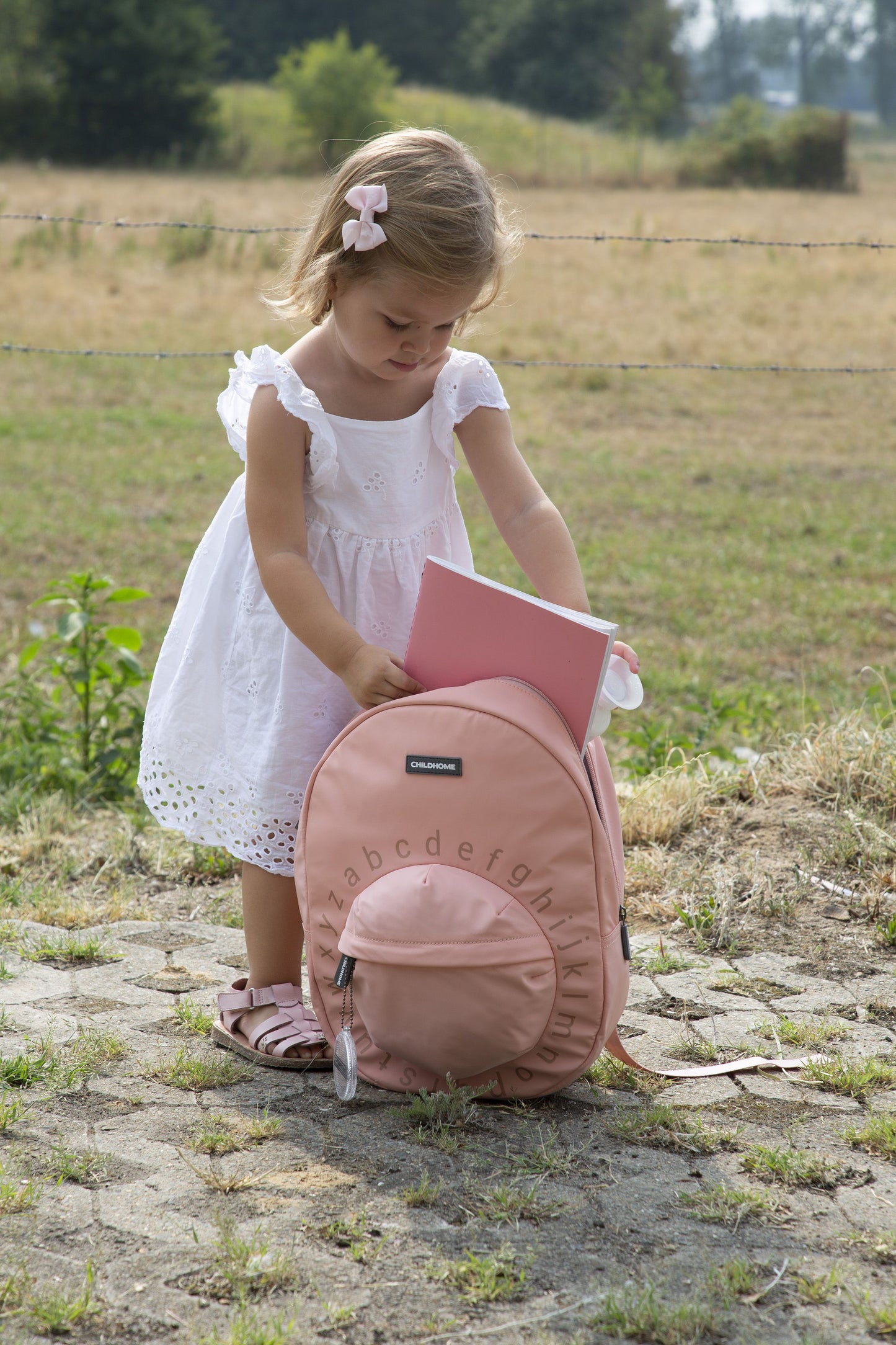 ABC Backpack Pink