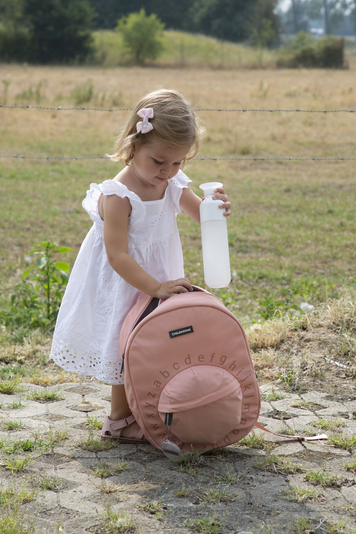 ABC Backpack Pink