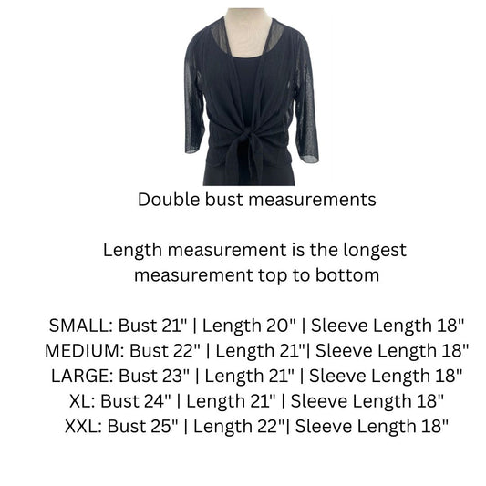 CREATION SOLID MESH BOLERO - BLACK
