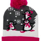 Christmas Festive Single Pom Cuffed Beanie