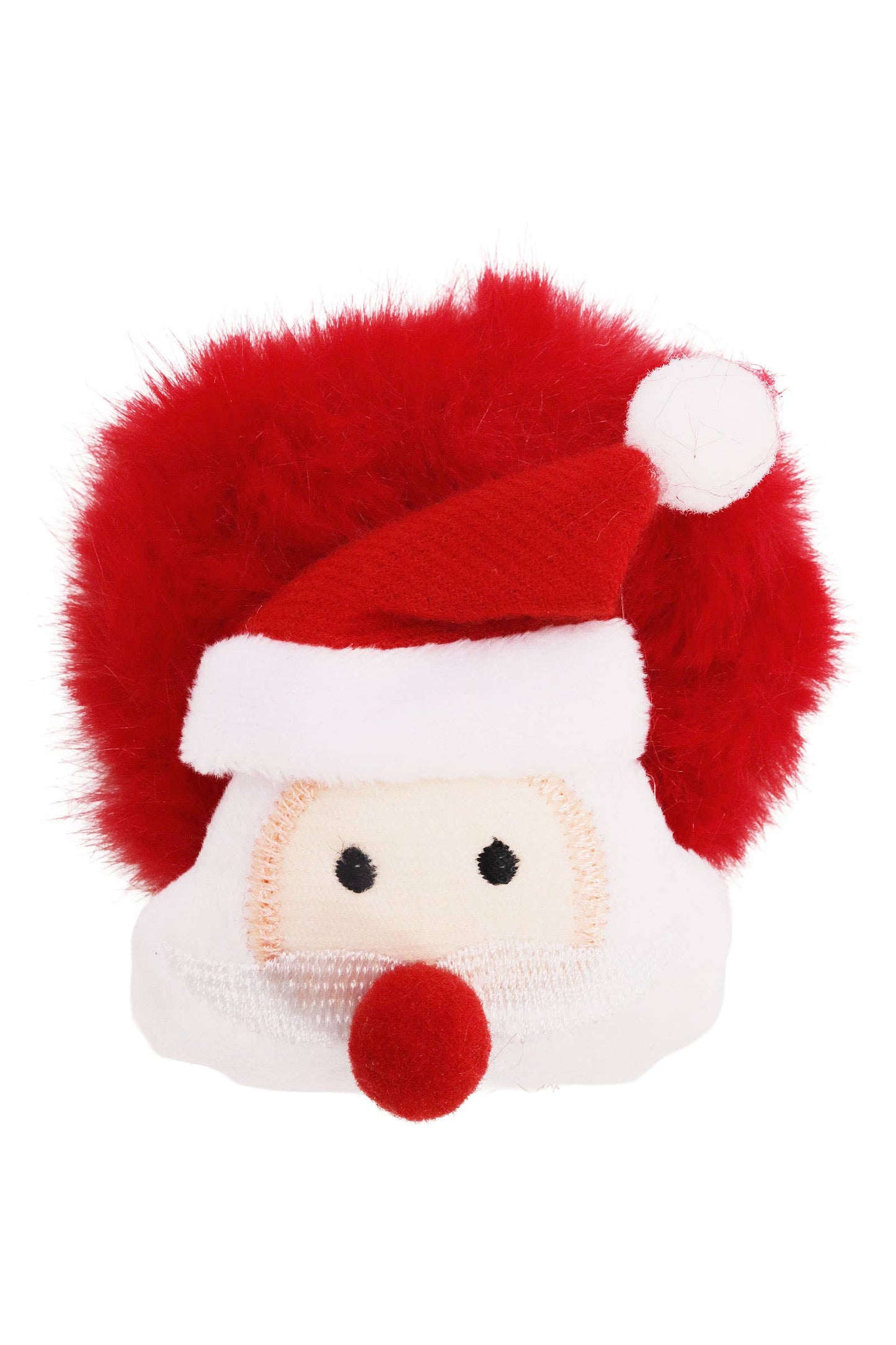 Christmas Charm Fuzzy Faux Fur Scrunchies: ASSORTED / ONE SIZE