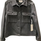 Crop utility Jacket by DKR. Black