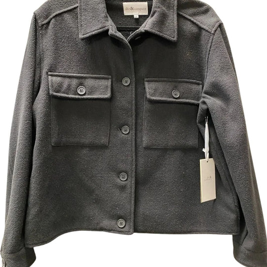 Crop utility Jacket by DKR. Black