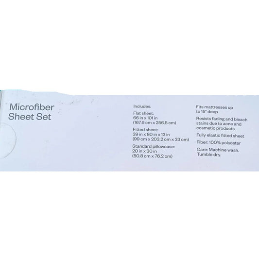 Room Essentials Microfiber Sheet Set