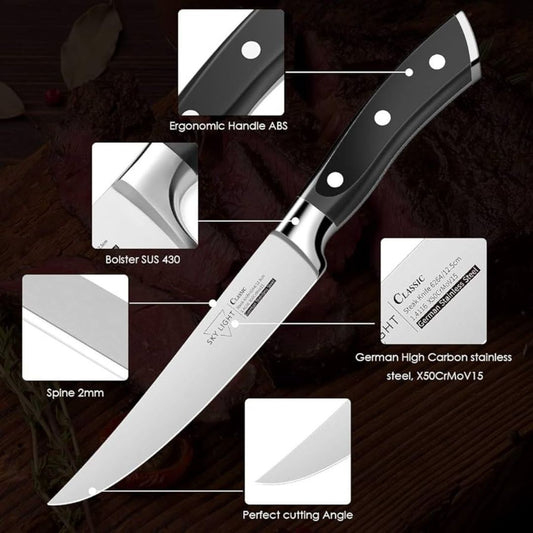 SKY LIGHT Steak Knife Set of 6