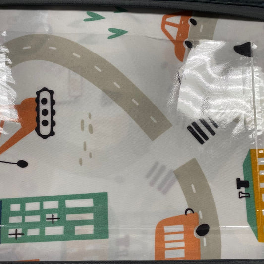 Comfy Bamboo World 8800 Gold Series Queen Sheet Set. Tracks & Cars