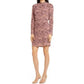 Floral Pleated Long Sleeve Dress