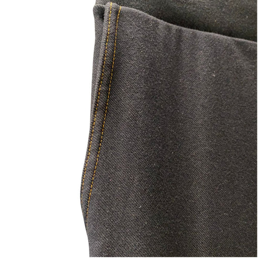 Julia Divina Premium Straight-Leg Pull-On Denim Pant — Soft Black