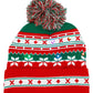 Adults Christmas Led Light-up Cuffed Beanie: ASSORTED / ONE SIZE