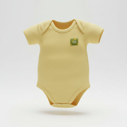 Infant Short Sleeve Bodysuit/Onesie Yellow