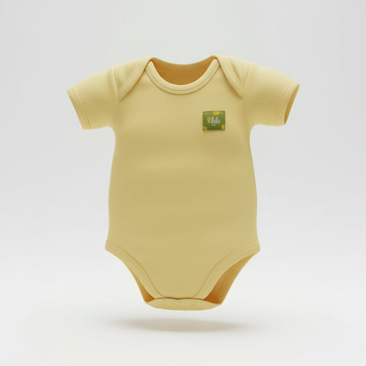 Infant Short Sleeve Bodysuit/Onesie Yellow