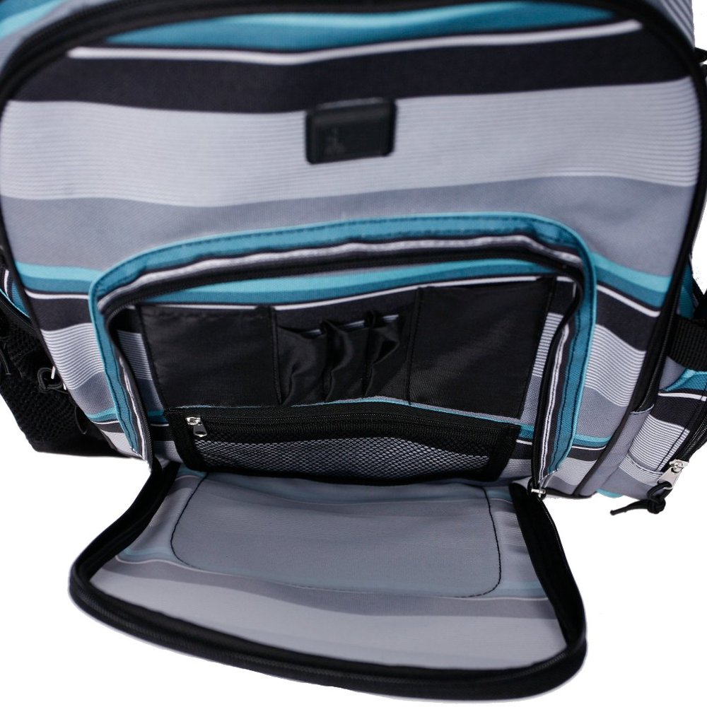 Crckt IPack 17.5" Kids Laptop Backpack - Gray/Blue