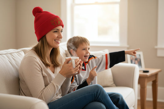 Hockey Mom Hat - Red