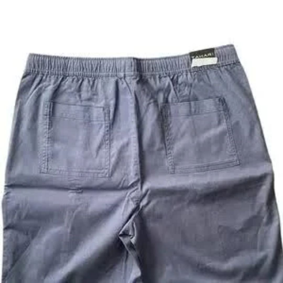 Tahari Pull On Pant - Light Blue