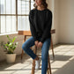 Cottage Collection Crewneck Black