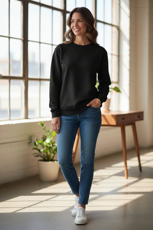 Cottage Collection Crewneck Black