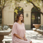 Chiffon Overlay Dress - Blush Pink