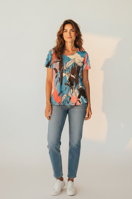 Vibrant Top by Rosalinda. Print #25