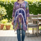 Tie-Dye Tunic Blouse
