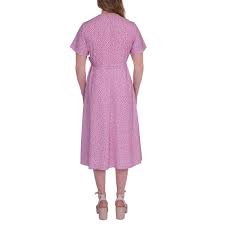 French Connection Wrap Dress - Pink