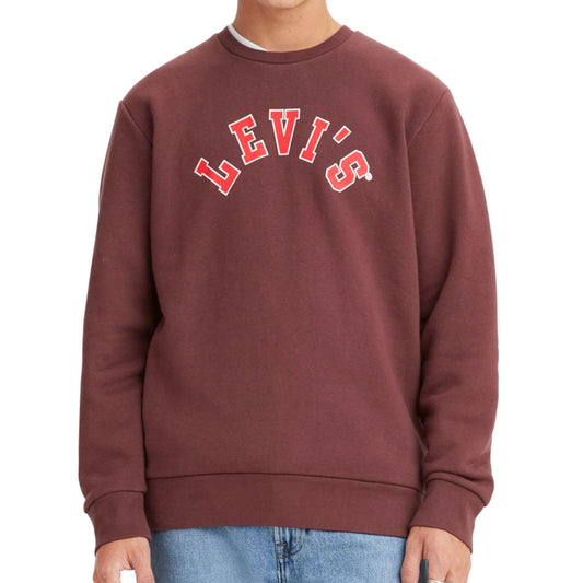 Levi's Men's Graphic Crew Sweatshirt. Varsity Logo Sassafras