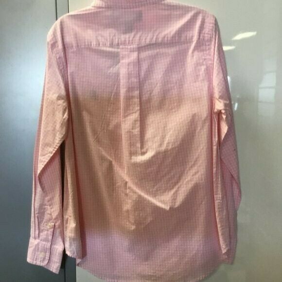 Ralph Lauren Boys' Gingham Cotton Collared Shirt. Size 10