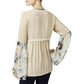 Style & co Women's Floral Print Bell Sleeves.  MSRP $80