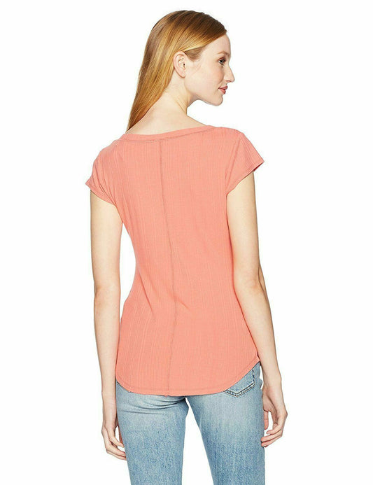 William Rast Gordon Henley Cap Sleeve Top. Faded Rose. MSRP $65